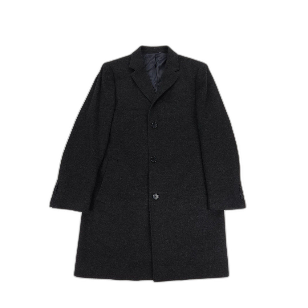 NEW Saks Fifth Avenue Wool Cashmere long Car Coat Old Money Quiet Luxury Preppy - Picture 1 of 14
